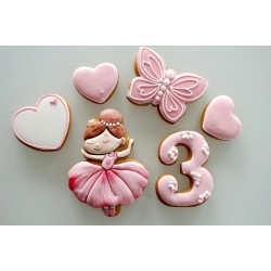 Set balerina cu placuta / fluture