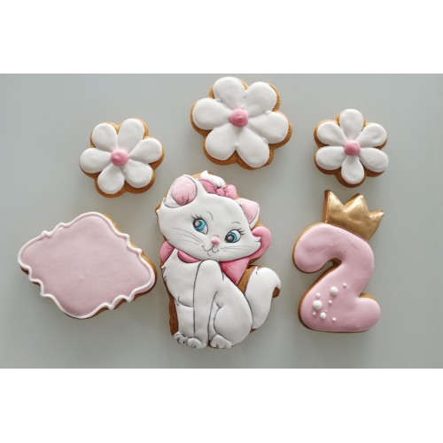 Set pisica Marie cu placuta