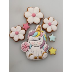 Set unicorn cu flori